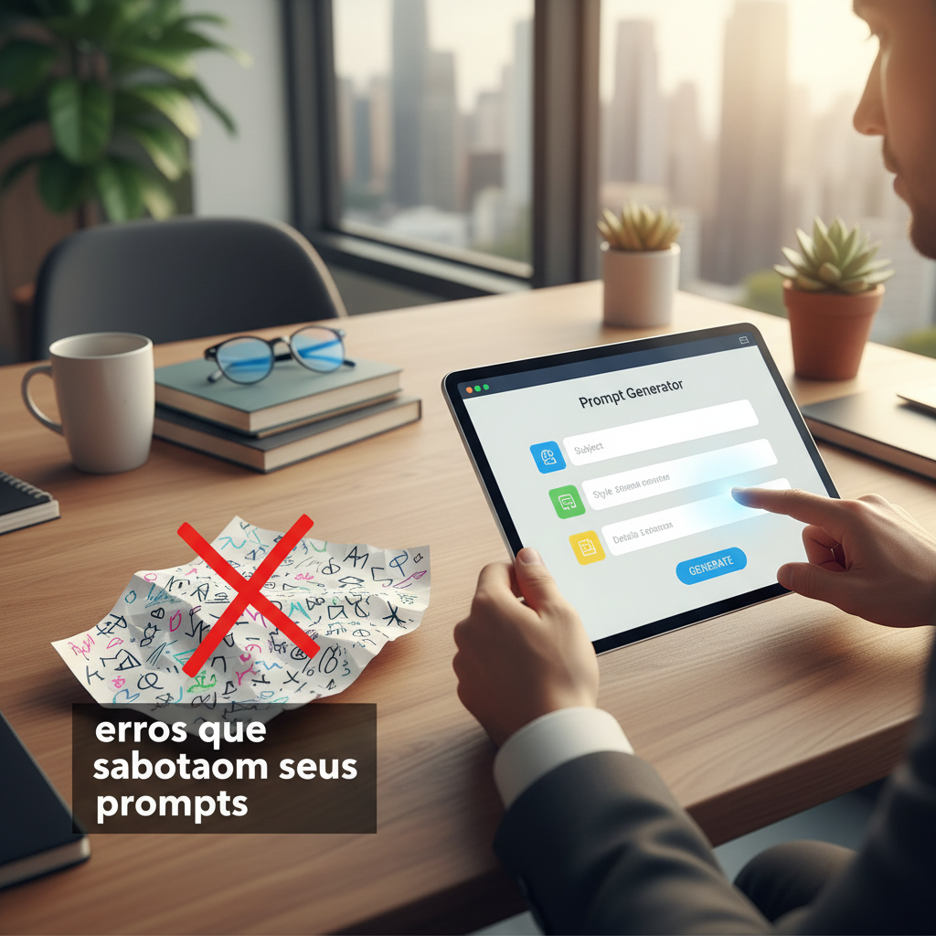 Gerador de Prompt: o que é, como funciona e por que muda tudo na sua rotina com IA — Erros que sabotam seus prompts (e como corrigi-los agora)