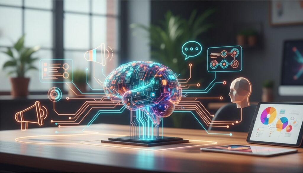 Automação de marketing com IA: o que automatizar sem deixar sua comunicação robotizada